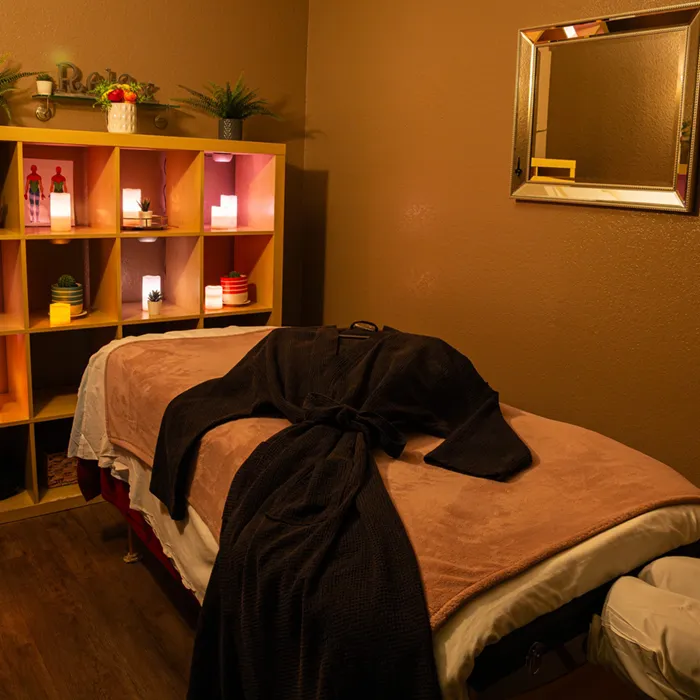 private spa room at BodyCentre Wellness Suites in Anaheim, CA